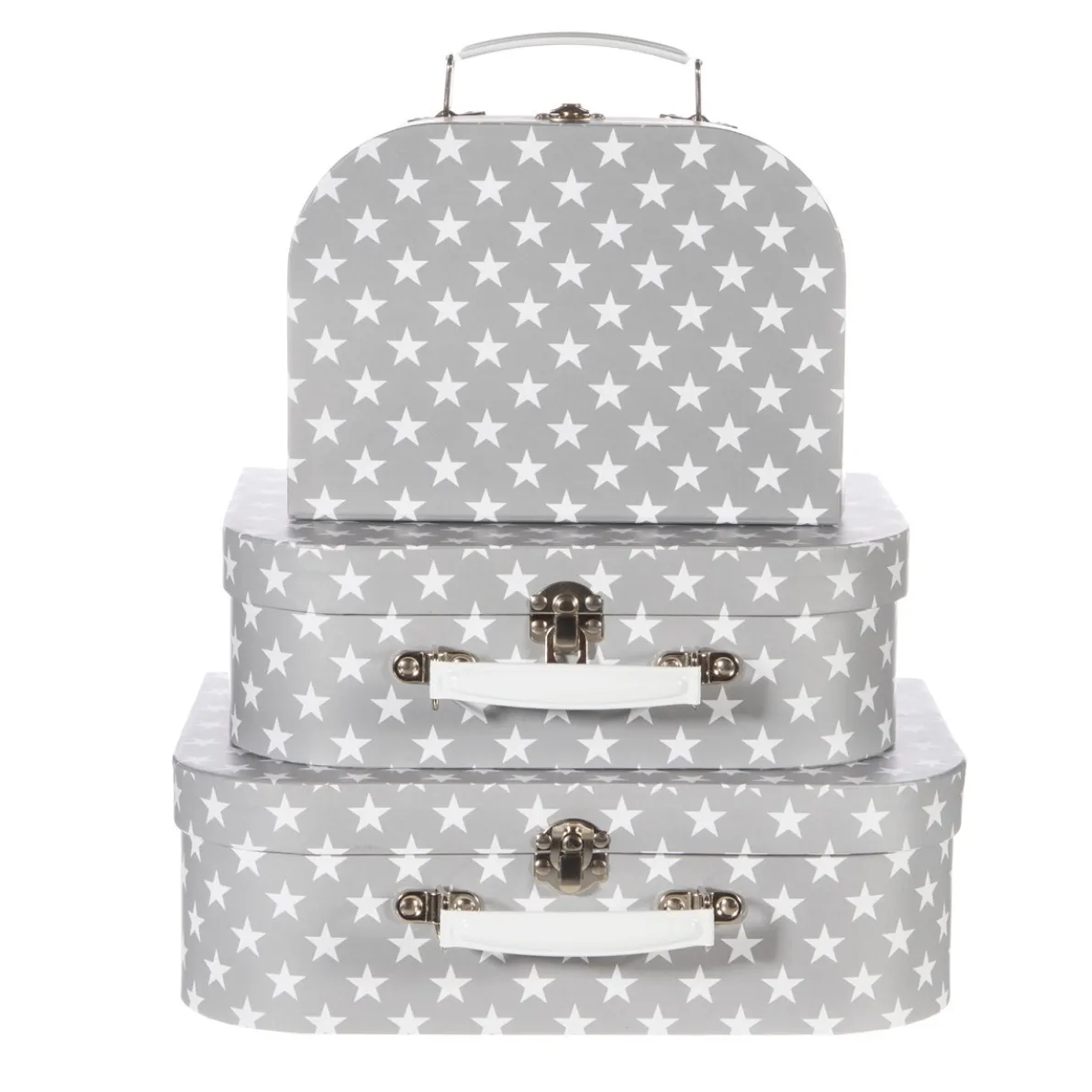 Nordic Star Suitcases Grey - Set of 3