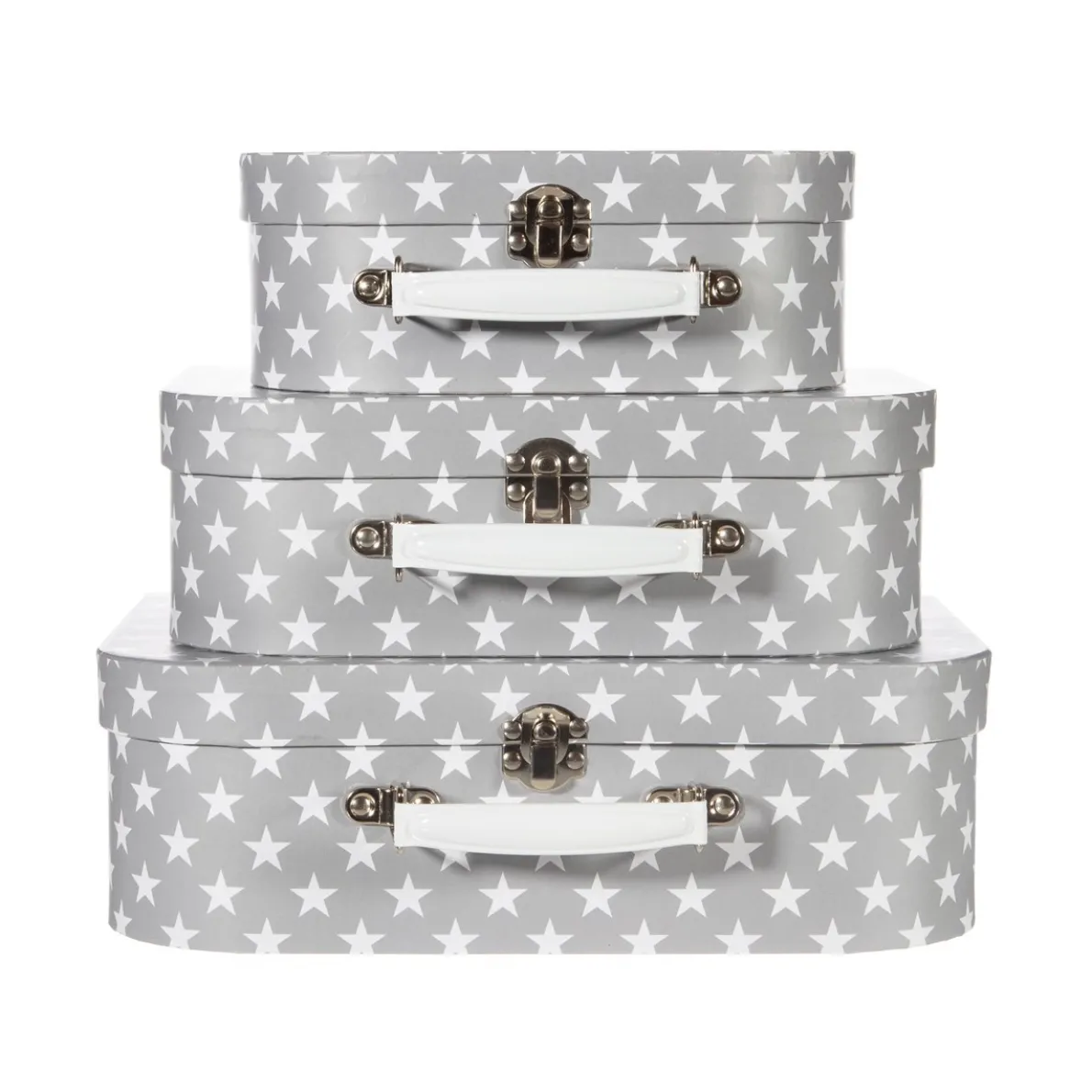 Nordic Star Suitcases Grey - Set of 3