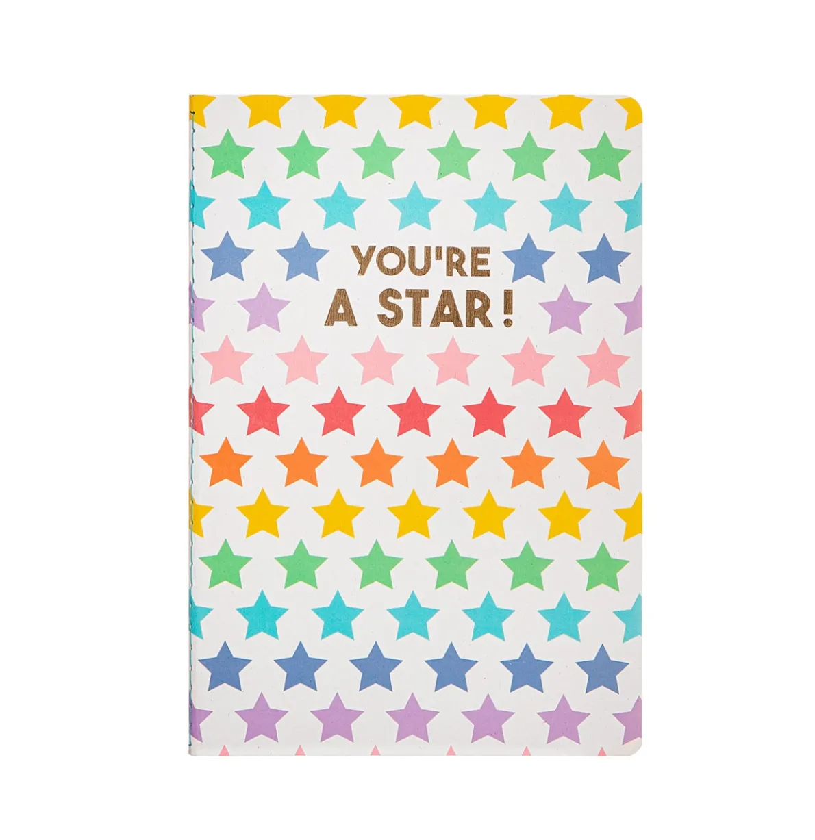 Rainbow Stars A5 Notebook
