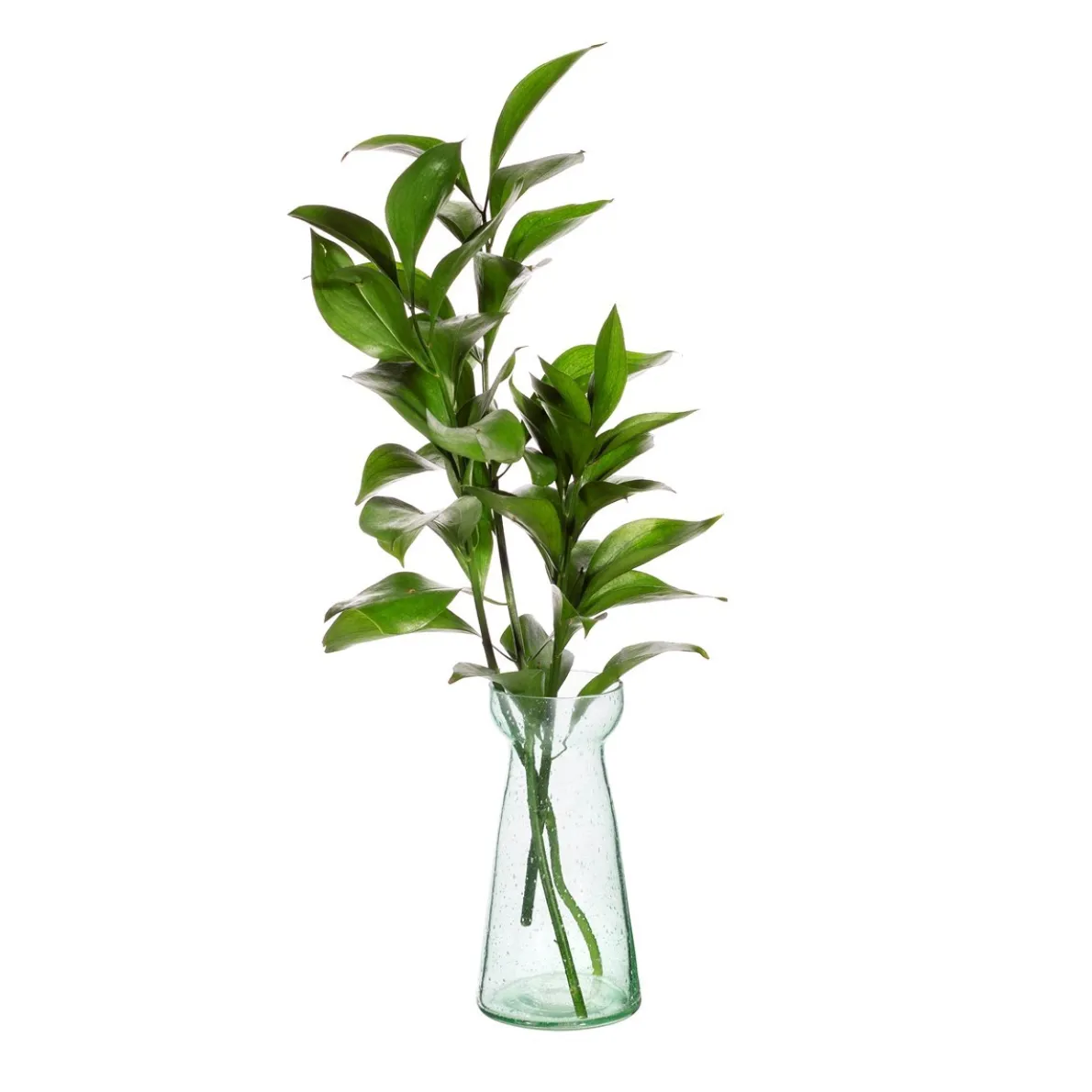 Recycled Glass Bulb Vase