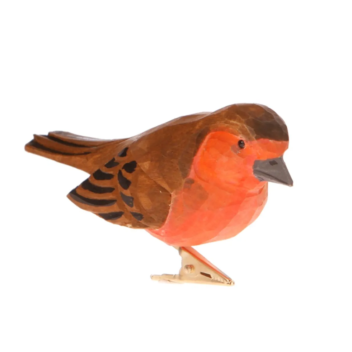 Red British Bird Clip