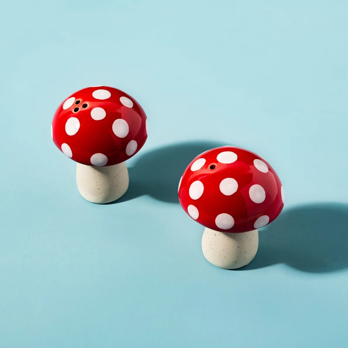 Red Mushroom Salt & Pepper Shakers
