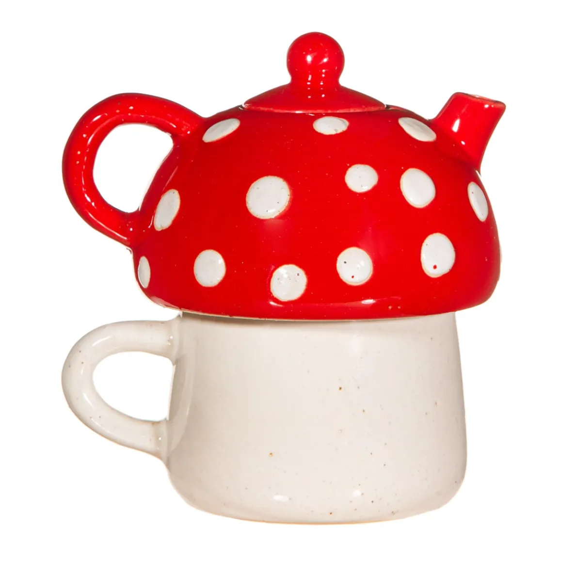 Red Mushroom Tea for One