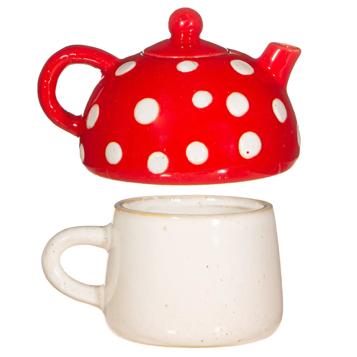 Red Mushroom Tea for One