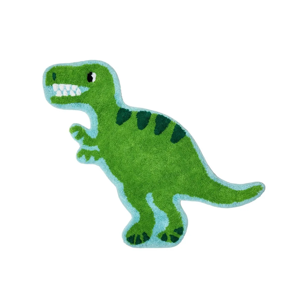 Roarsome Dinosaur T-Rex Green Rug