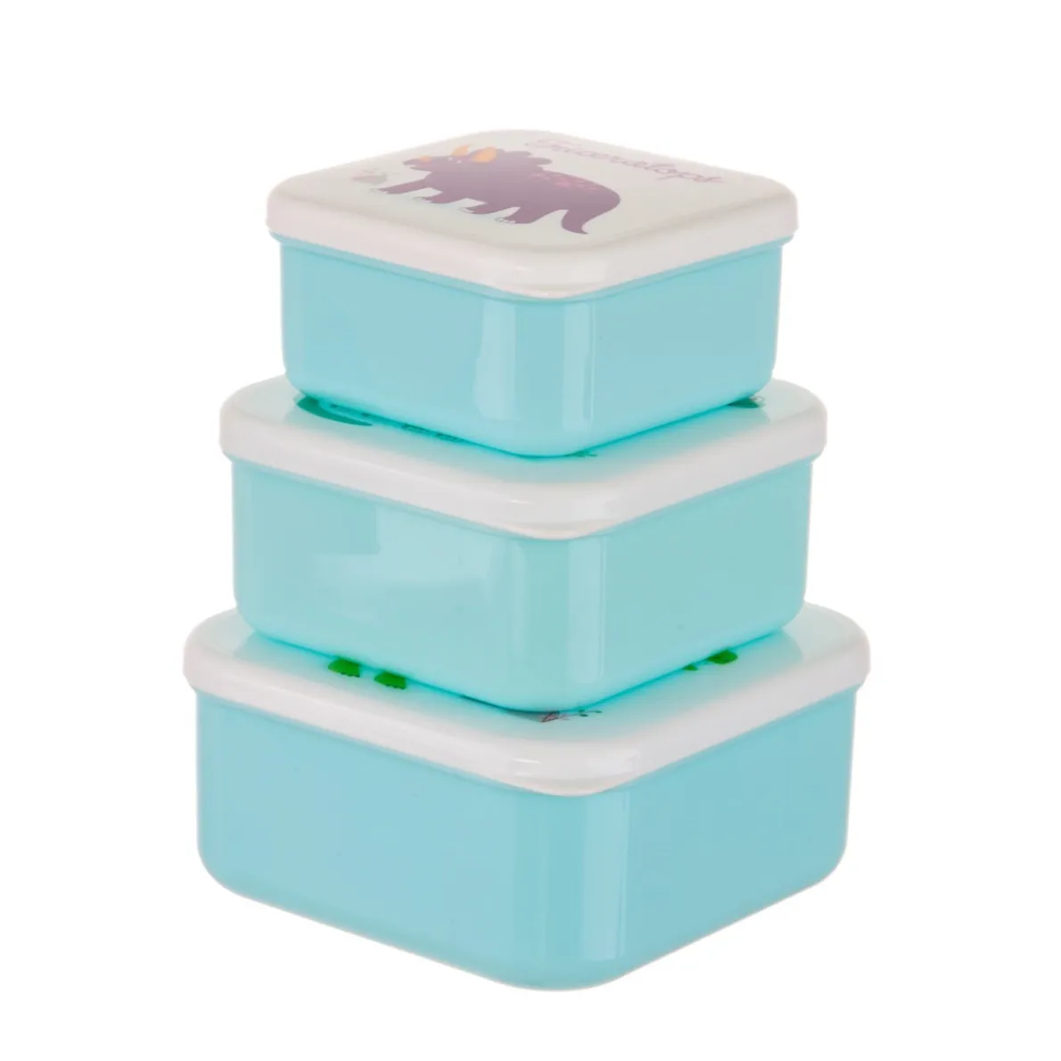 Roarsome Dinosaurs Lunch Boxes - Set of 3