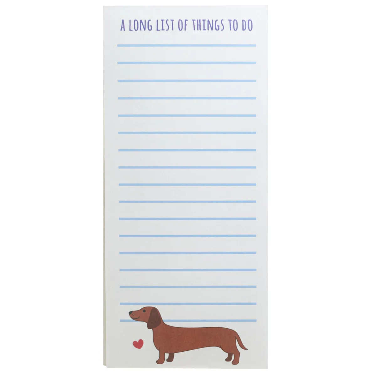 Sausage Dog List Pad