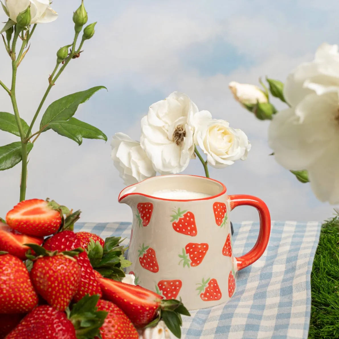 Strawberry Milk Jug