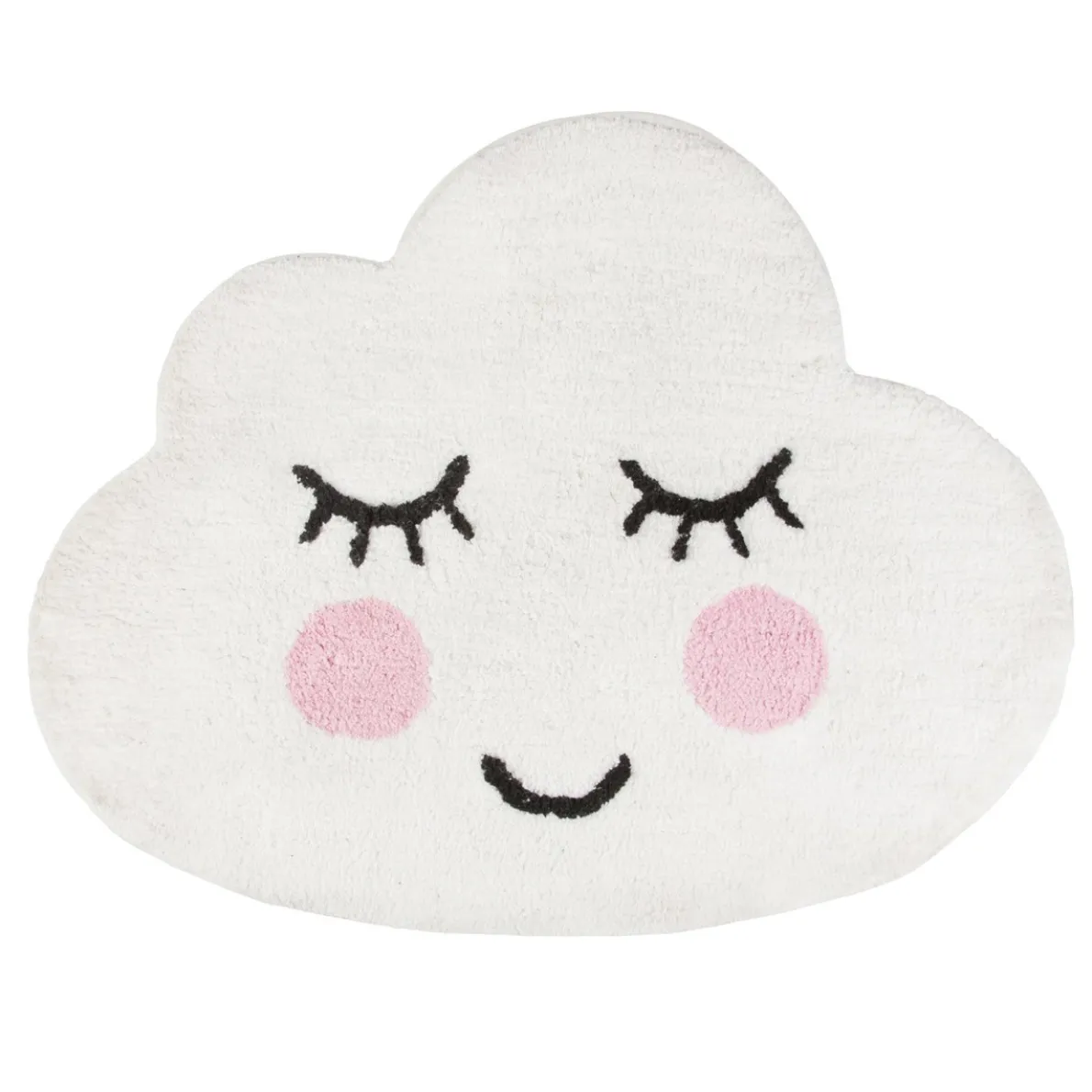 Sweet Dreams Smiling Cloud White Rug