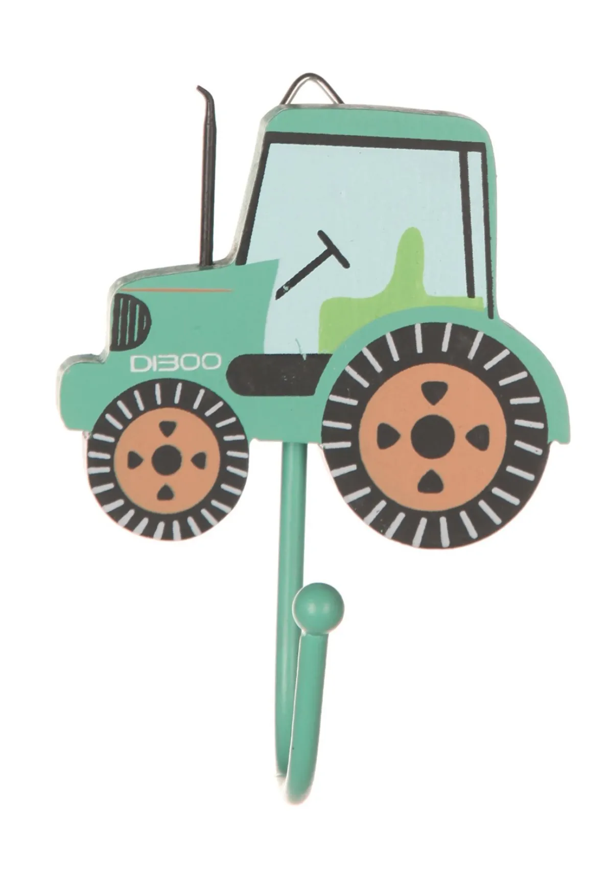 Tractor Single Hook Green