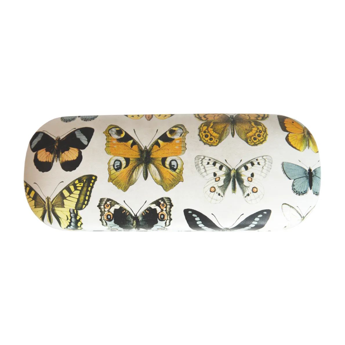 Vintage Butterflies Glasses Case