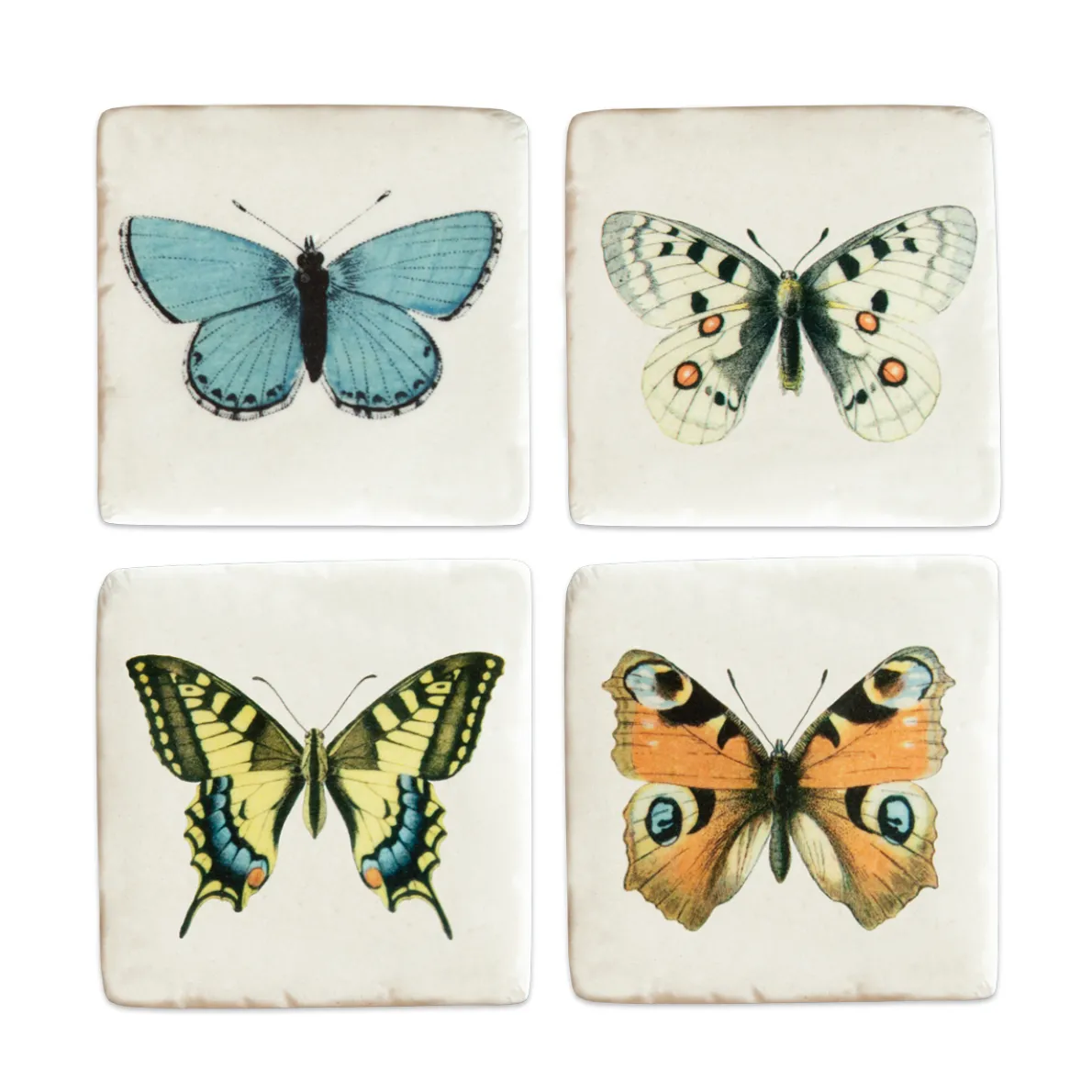 Vintage Butterflies Coasters