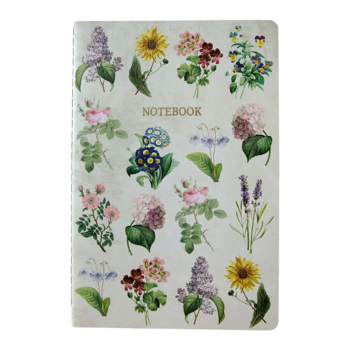 Vintage Flowers A5 Notebook