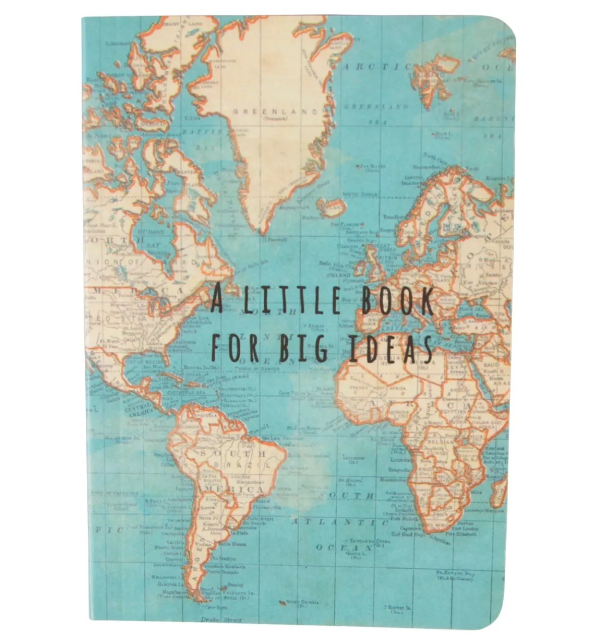 Vintage Map Big Ideas Pocket Notebook