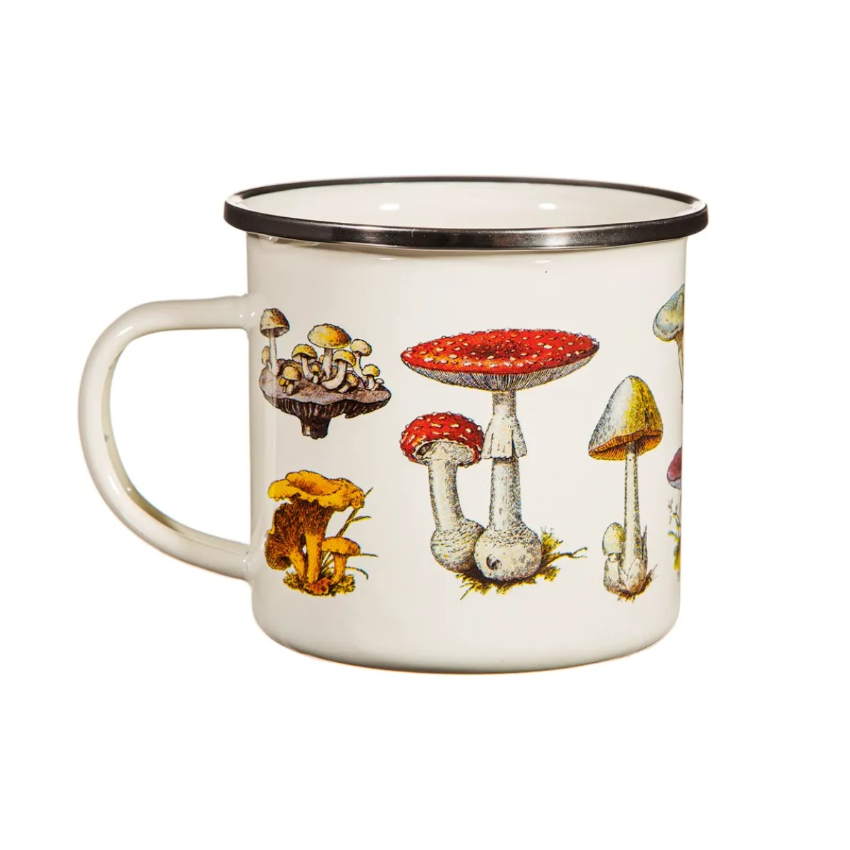 Vintage Mushroom Enamel Mug