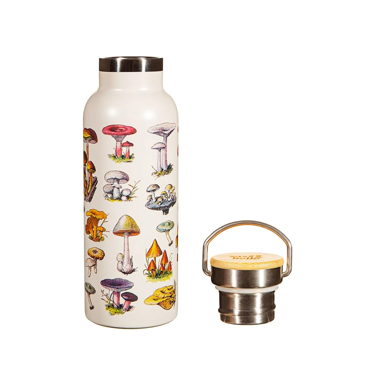 Vintage Mushroom Metal Water Bottle