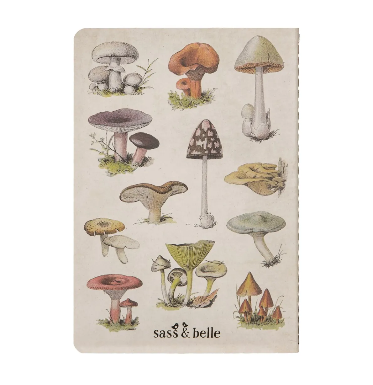 Vintage Mushrooms A5 Notebook
