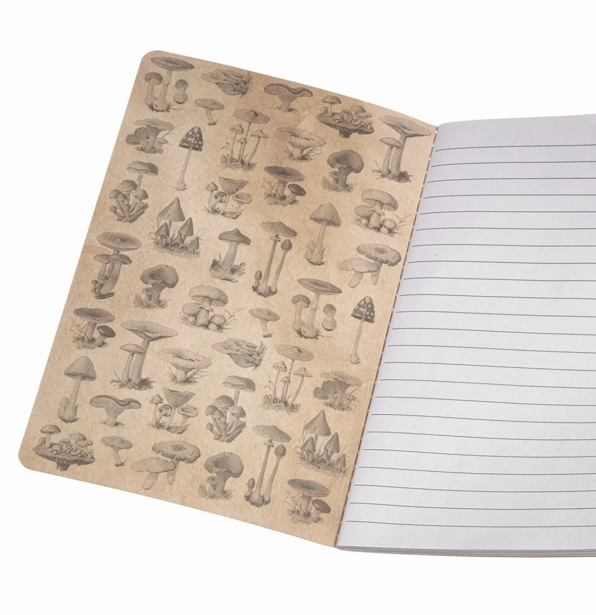 Vintage Mushrooms A5 Notebook