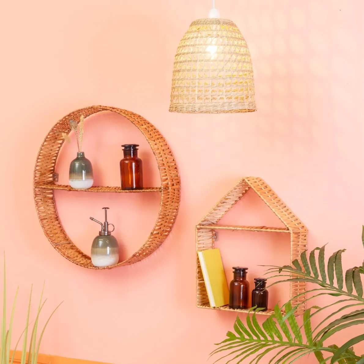 Woven Seagrass Lampshade