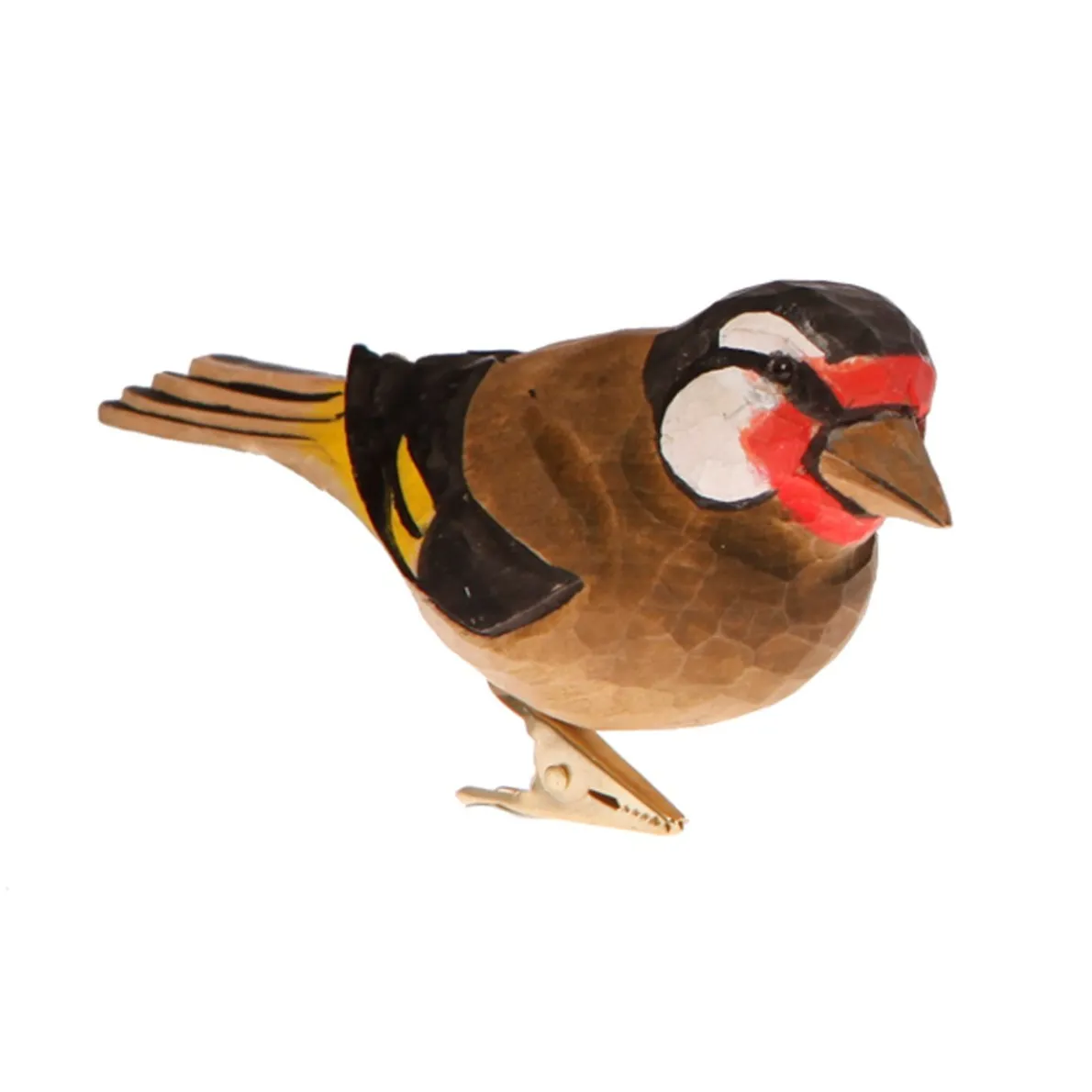 Yellow & Brown British Bird Clip